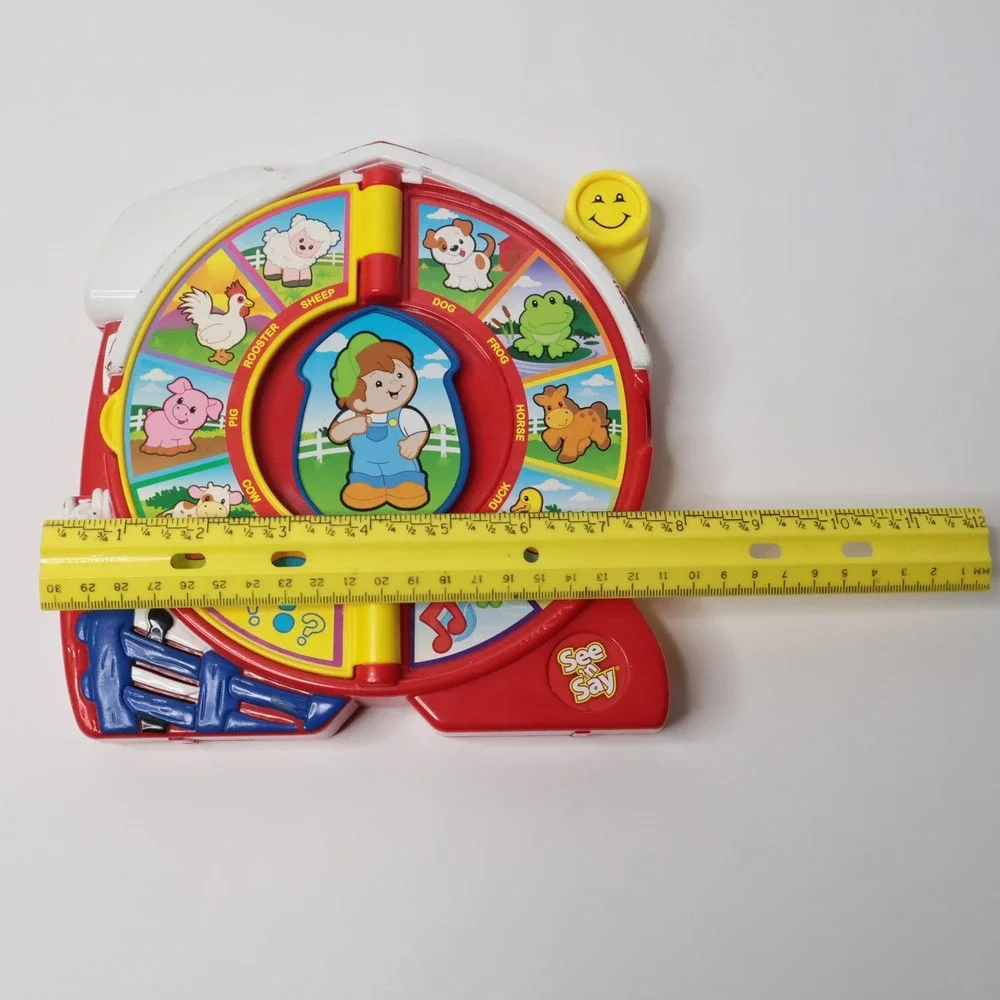 Mattel Fisher Price See n Say The Farmer Says Animal Sounds Toy B7593 2003 Works